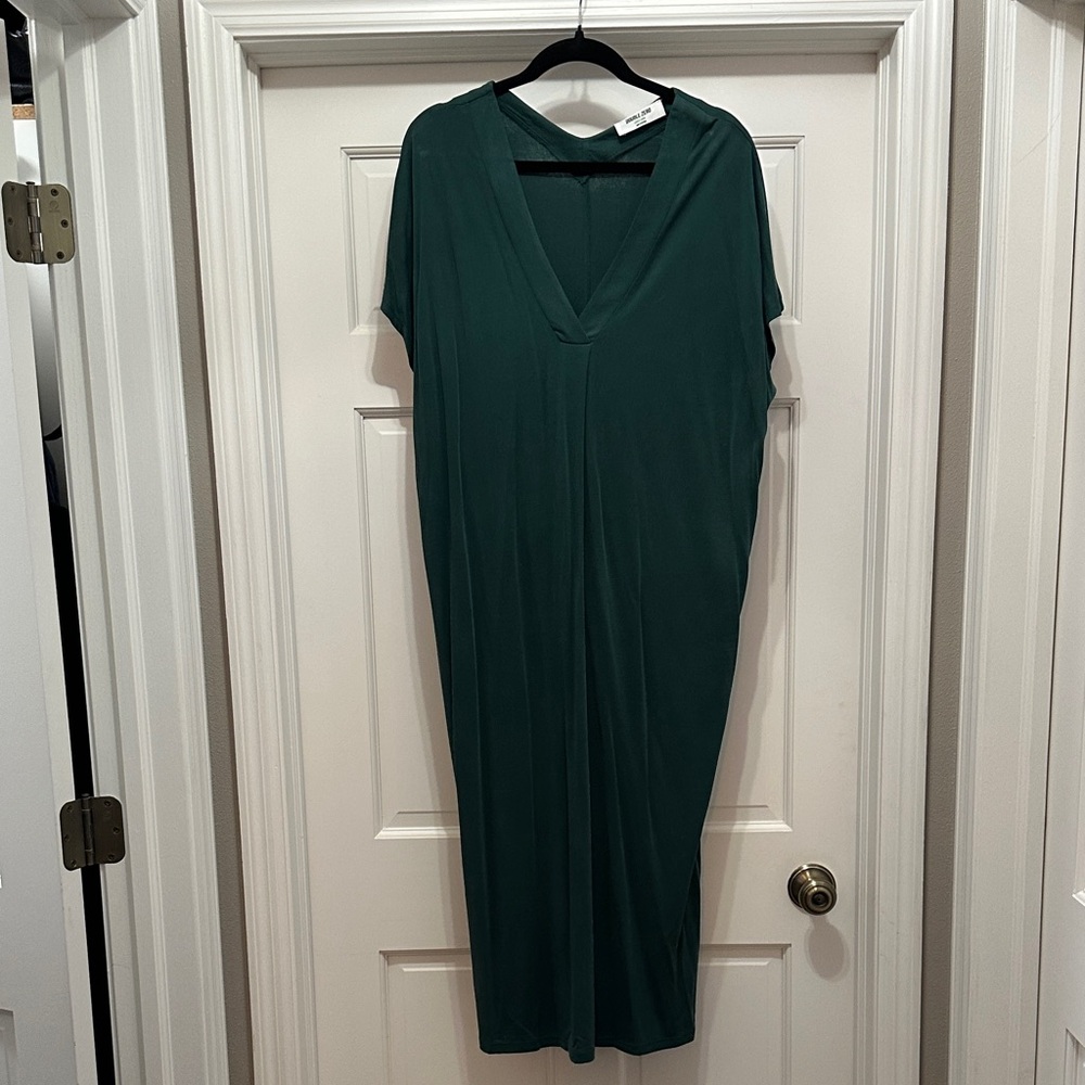 Double Zero Forest Green Midi Dress